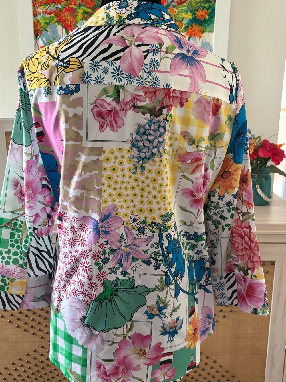 New Foxcroft Cotton Button Down Shirt - Picture 2 of 6